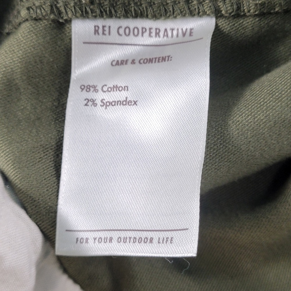 REI Co-op Trailsmith Pants Mens 38x32 Green Excellent Utility Hiking Outdoor - Picture 12 of 15